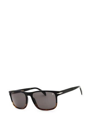 Eyewear by David Beckham rectangle-frame horn sunglasses - Black