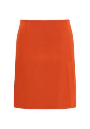 P.A.R.O.S.H. wool mini skirt - Orange