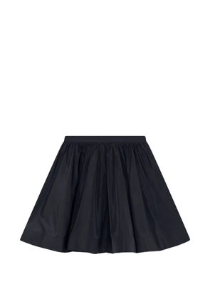 MSGM pleated A-line mini skirt - Black