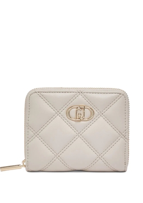 LIU JO small quilted wallet - Neutrals