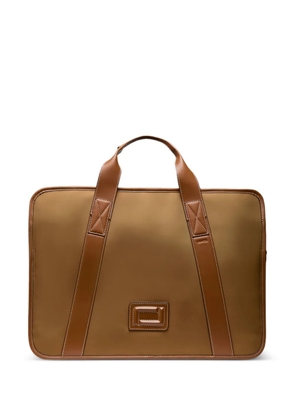 Lancel 45 Mistral logo-patch holdall - Brown