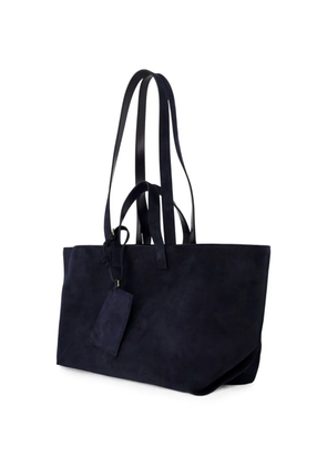 A.P.C. Le Drummer suede shoulder bag - Blue