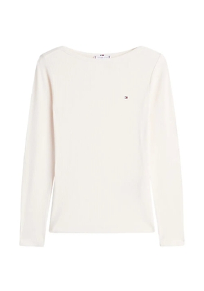 Tommy Hilfiger boat-neck T-shirt - Neutrals