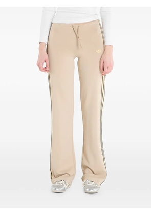 adidas side-stripe track pants - Neutrals