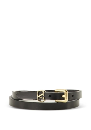 Valentino Garavani VLogo double-wrap bracelet - Black