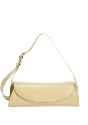 Jil Sander small Cannolo leather shoulder bag - Yellow