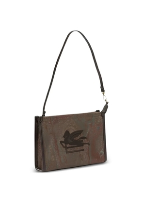 ETRO Pegaso paisley-print shoulder bag - Brown