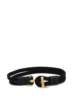 TOM FORD T-bar braided bracelet - Gold