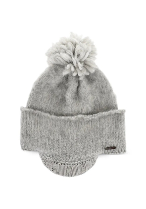 DSQUARED2 pom-pom beanie hat - Grey