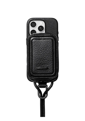 objcts.io grainy-effect shoulder bag - Black