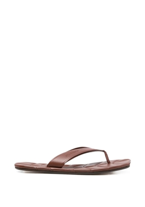 JW Anderson quilted leather slides - Brown