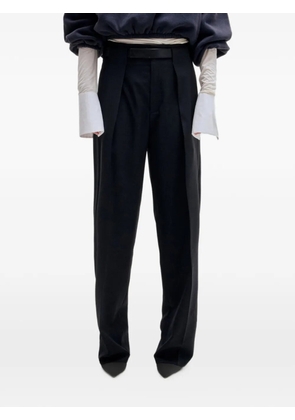 DARKPARK belted pleated trousers - Black