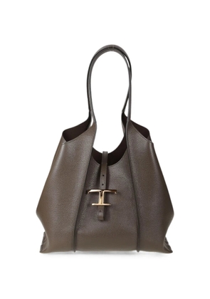 Tod's T Timeless logo-detail handbag - Brown