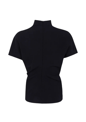 DRHOPE draped high-neck T-shirt - Black