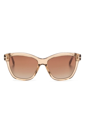 TOM FORD Eyewear Lucia cat-eye sunglasses - Brown