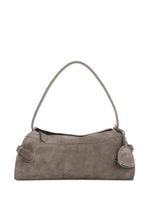 Ralph Lauren Collection buckle-detail suede shoulder bag - Neutrals