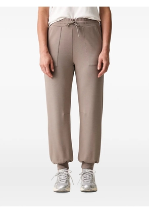 Ea7 Emporio Armani drawstring elasticated track pants - Neutrals