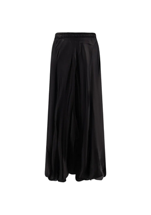 Mes Demoiselles Calista satin-effect maxi skirt - Black