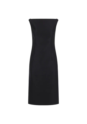 Balenciaga off-shoulder midi dress - Black