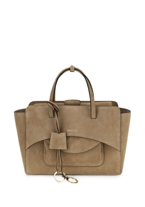 HIDESINS medium Flap tote bag - Brown
