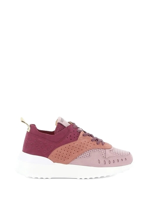 Tod's perforated lace-up sneakers - Pink