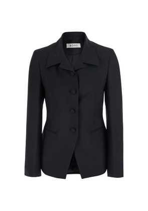 Róhe single-breasted buttoned blazer - Black