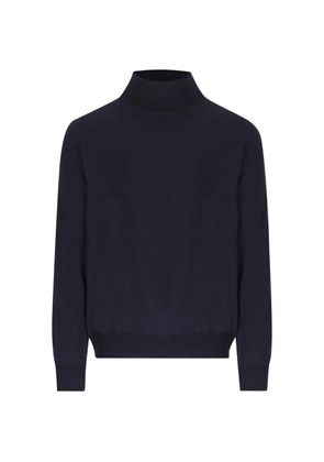 Tagliatore roll-neck knitted sweater - Blue