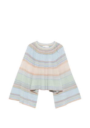 ZIMMERMANN striped metallic-thread knit - Neutrals