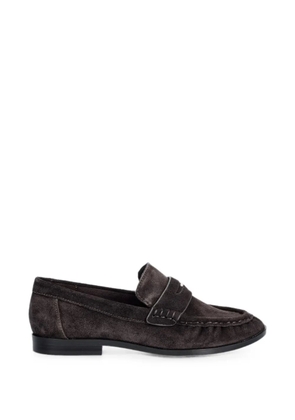 DKNY Dawes suede slip-on loafers - Brown