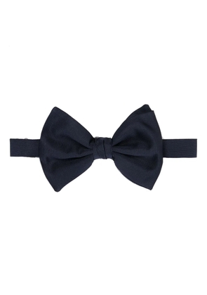Giorgio Armani silk bow tie - Blue