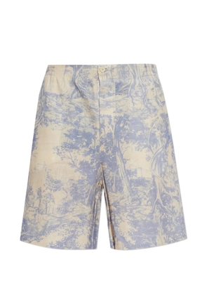 Off-White City Nature linen bowling shorts - Neutrals