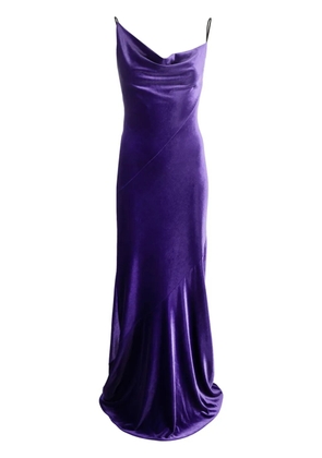 Philosophy Di Lorenzo Serafini satin maxi dress - Purple