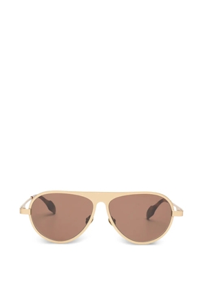 JW Anderson pilot-frame sunglasses - Gold