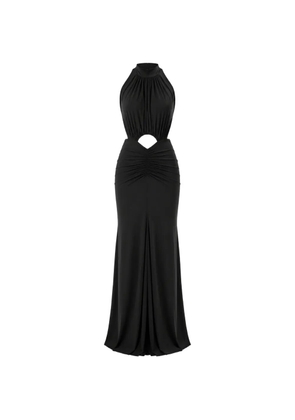 Amazuìn Mina cut-out ruched maxi dress - Black