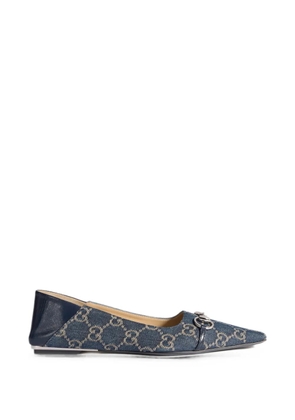 Gucci Vittoria GG canvas ballet flats - Blue