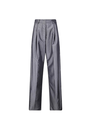 THELATEST pleated pinstripe trousers - Grey