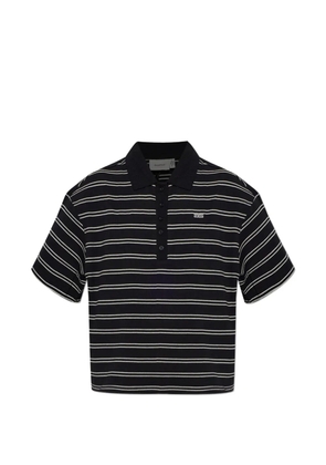 Gestuz striped polo shirt - Black