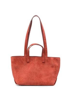 A.P.C. suede tote bag - Orange