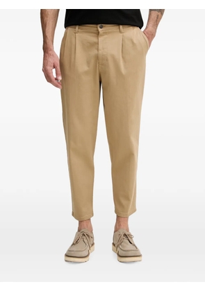 Benetton pleated-detail chino trousers - Neutrals