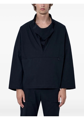 Kiko Kostadinov high-neck concealed-zip jacket - Black