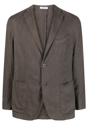 Boglioli notched-lapels single-breasted blazer - Brown