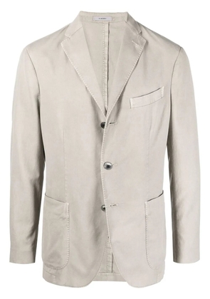 Boglioli fitted single-breasted blazer - Neutrals