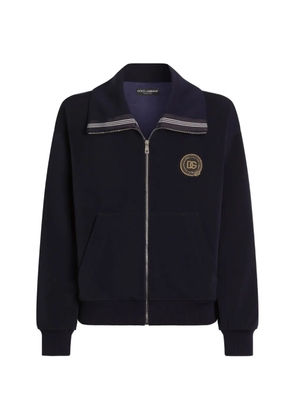 Dolce & Gabbana jersey sweatshirt with patch - Blue