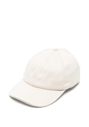 Eleventy panelled curved-peak baseball cap - Neutrals