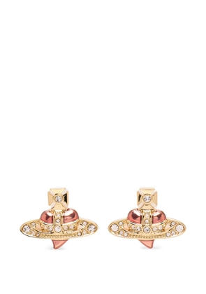 Vivienne Westwood heart-motif earrings - Gold