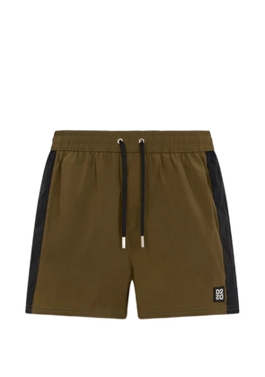 DSQUARED2 D2 Upside Down midi swim boxers - Green