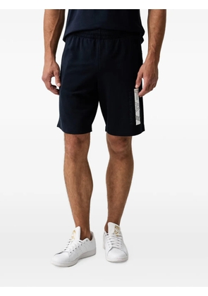 Ea7 Emporio Armani logo-print elasticated-waist shorts - Blue
