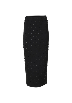 Carolina Herrera beaded pencil midi pencil skirt - Black