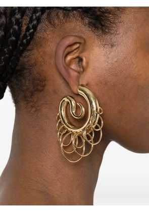 Panconesi serpent hoop earrings - Gold