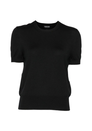 TOM FORD wool crew-neck T-shirt - Black